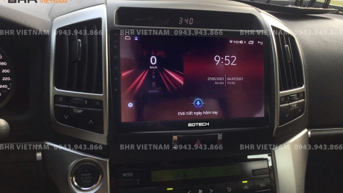 Màn hình DVD Android liền camera 360 Toyota Land Cruiser 2008 - 2015 | Gotech GT360